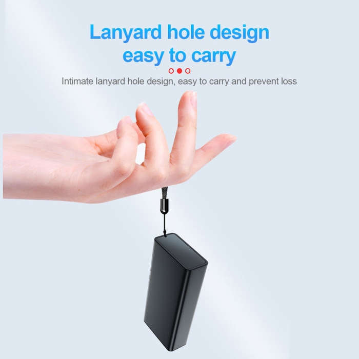 Q65 Long-lasting Magnetic Intelligent Voice Recording Pen, Memory:64GB(Black)