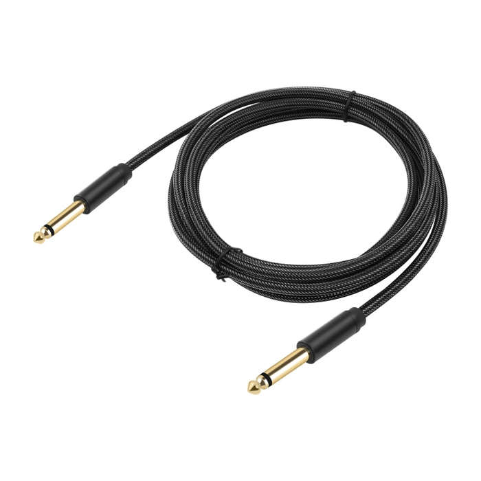 6.35mm 1/4 TRS Male to Male Electric Guitar Audio Cable, Length:5m