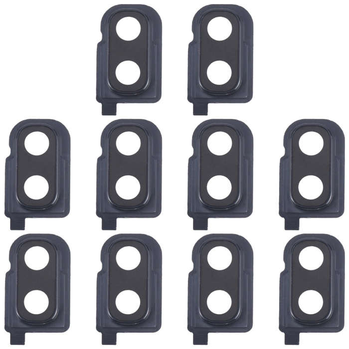 For Samsung Galaxy Z Flip SM-F700F 10pcs Rear Camera Lens Cover(Black)