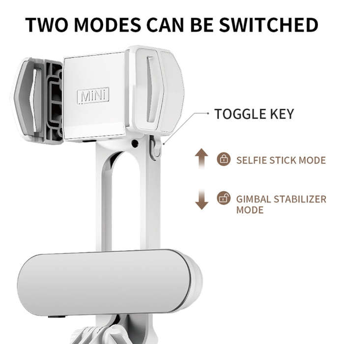 FUNSNAP Capture Q3 Single Axis Handheld Gimbal Phone Live Stabilizer(White)