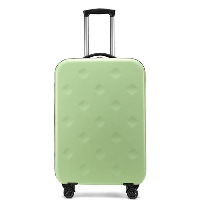 28 inch Foldable Portable Universal Wheel Trolley Luggage Suitcase, with Combination Lock(Green)