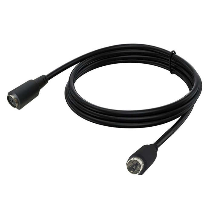 Mini DIN 5 Pin Core Audio / Video Cable, Length:1.8m(Male to Female Straight)
