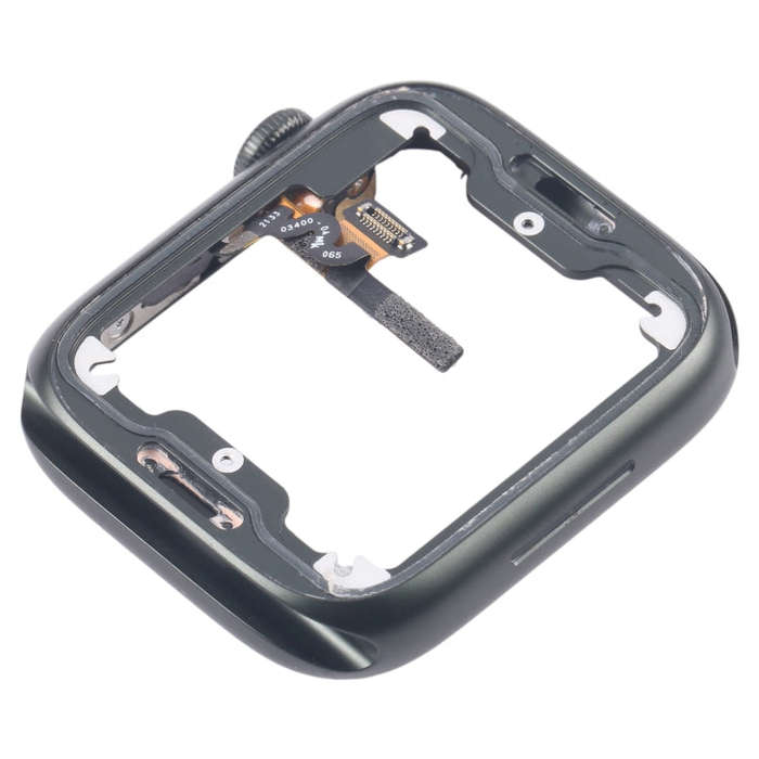 For Apple Watch Series 7 41MM GPS Aluminium Alloy Middle Frame Bezel Plate with Crown Spin Axis F...