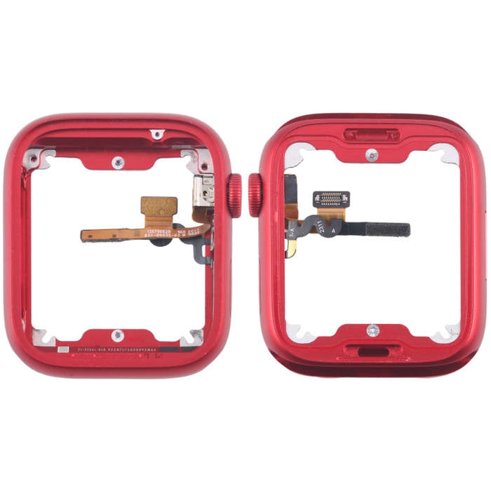 For Apple Watch Series 7 / 8 / 9 41MM LTE Aluminium Alloy Middle Frame Bezel Plate with Crown Spi...