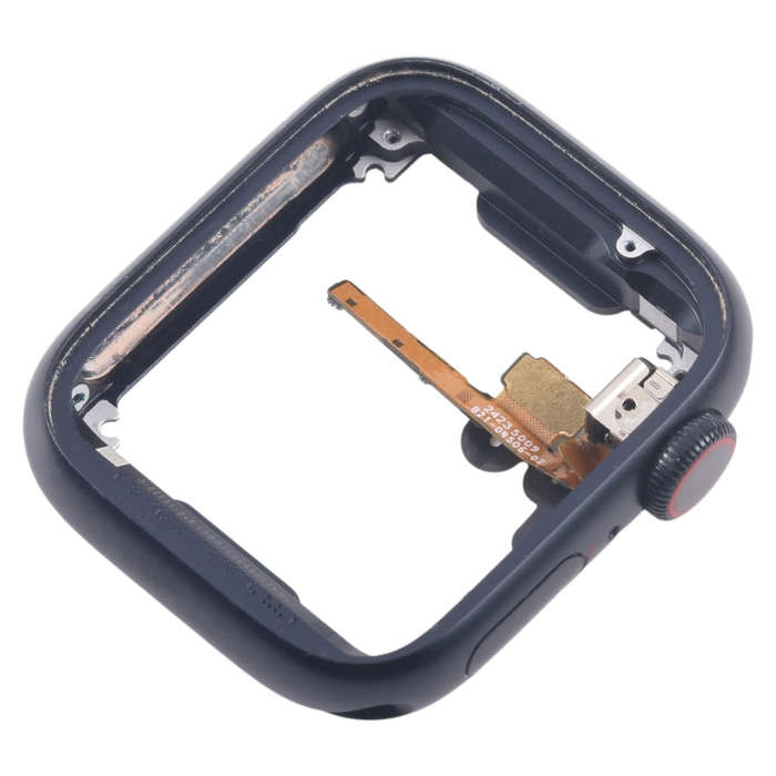 For Apple Watch Series 7 / 8 / 9 45MM LTE Aluminium Alloy Middle Frame Bezel Plate with Crown Spi...