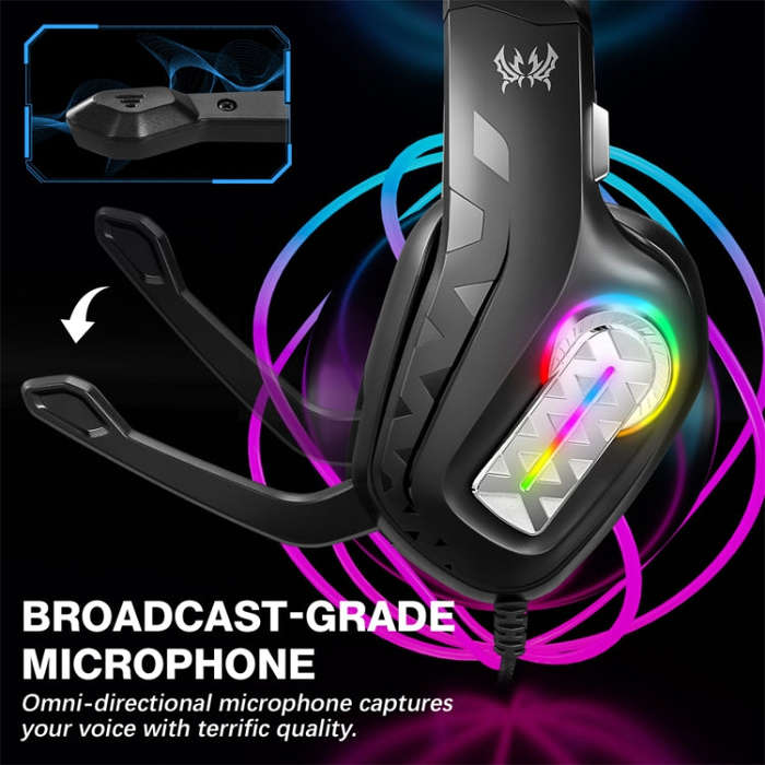 KOTION EACH G4100 Head-mounted Stereo Gaming Earphone with Mic, Black, Length: About 2.1m