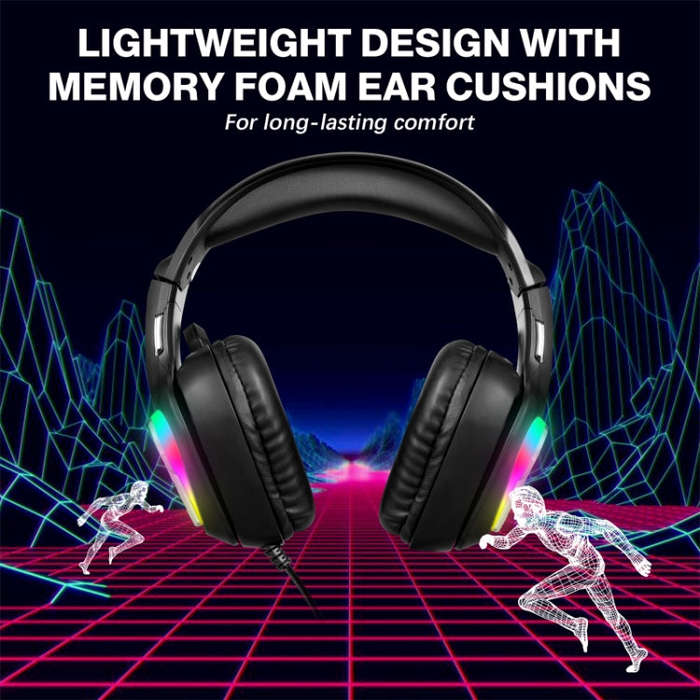 KOTION EACH G4100 Head-mounted Stereo Gaming Earphone with Mic, Black, Length: About 2.1m