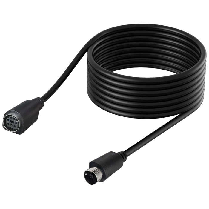 Mini DIN 7 Pin Core Audio / Video Cable, Length:0.5m(Male to Female Straight)
