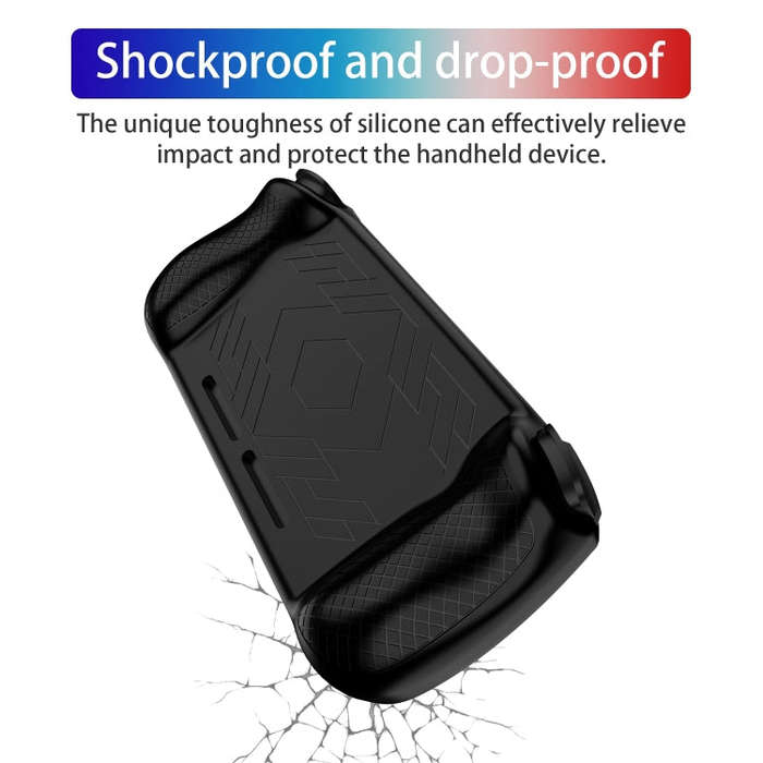 For ANBERNIC RG406H Silicone Game Console Protective Case(Black)