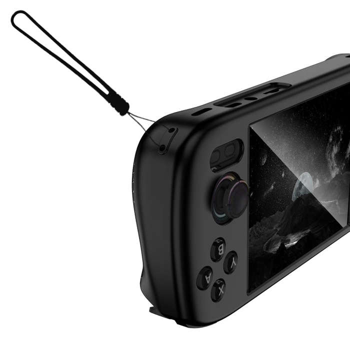 For ANBERNIC RG406H Silicone Game Console Protective Case(Black)