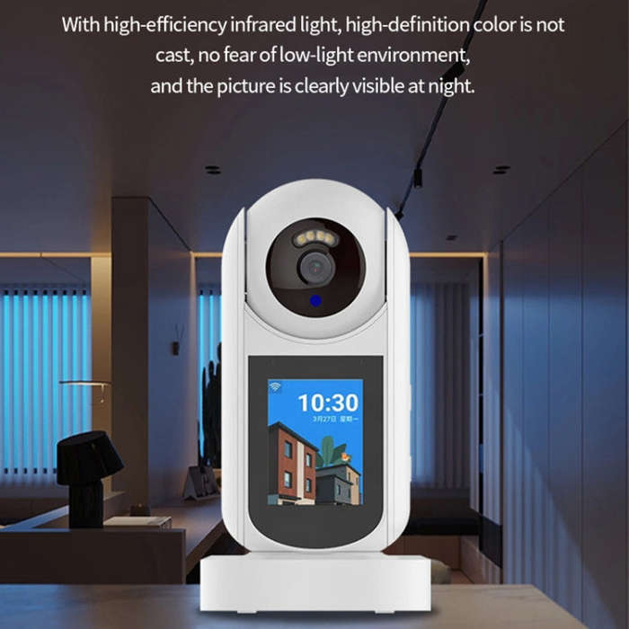 2MP HD Video Call Dual Light Full Color Night Vision WiFi Surveillance Camera(US Plug)