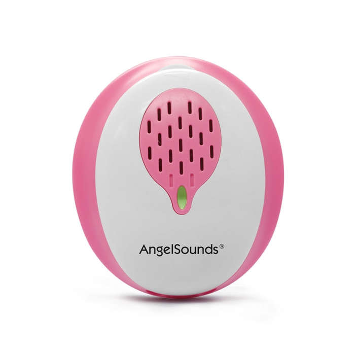 AngelSounds JPD-200S Bluetooth 4.0 Pregnant Women Home Fetal Doppler Heart Rate Monitor(Pink White)