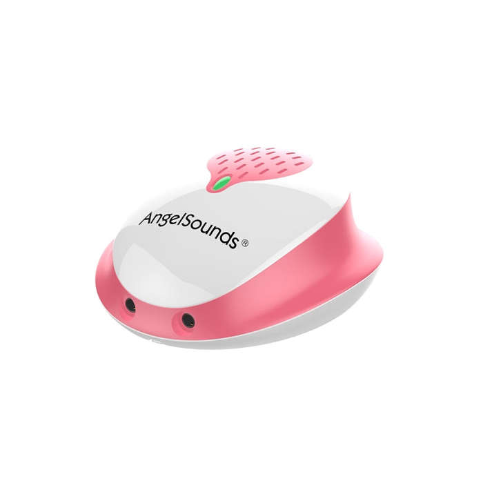 AngelSounds JPD-200S Bluetooth 4.0 Pregnant Women Home Fetal Doppler Heart Rate Monitor(Pink White)