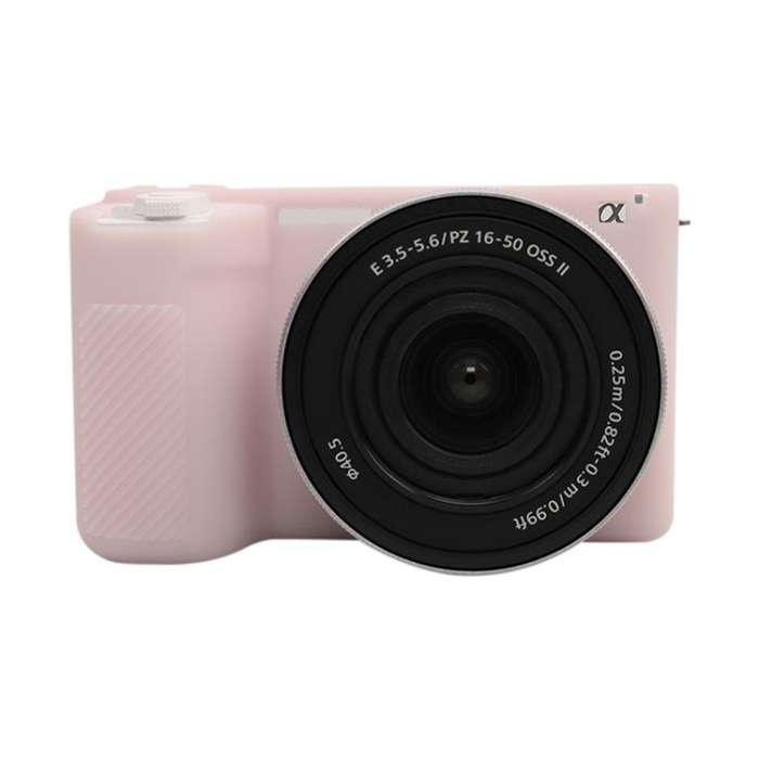 For Sony ZV-E10 II / ZV-E10M2 Glossy Soft Silicone Protective Case(Jelly Pink)