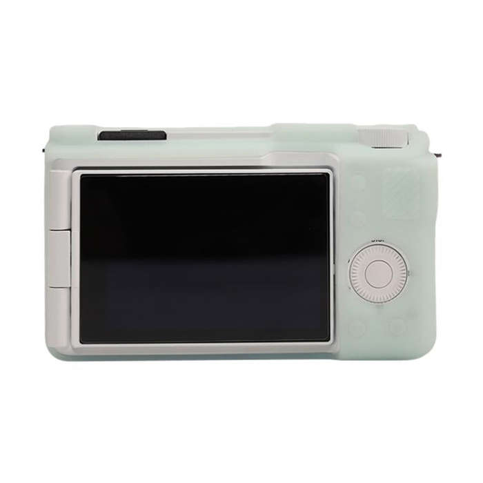 For Sony ZV-E10 II / ZV-E10M2 Glossy Soft Silicone Protective Case(Jelly Green)