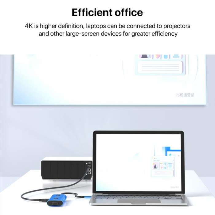 YCE V261 13 in 1 USB-C / Type-C HUB Adapter AI Docking Station(Blue)