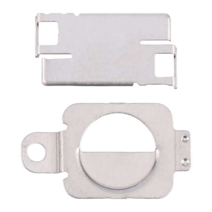 For iPhone 14 / 14 Plus 1 Pair Flashlight / Mic Iron Sheet Cover (On The Back Cover)