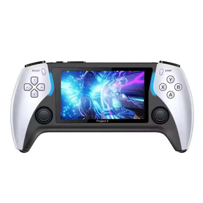 PROJECT X Handheld Game Console 4.3 inch Screen ATM 7051 CPU(White)