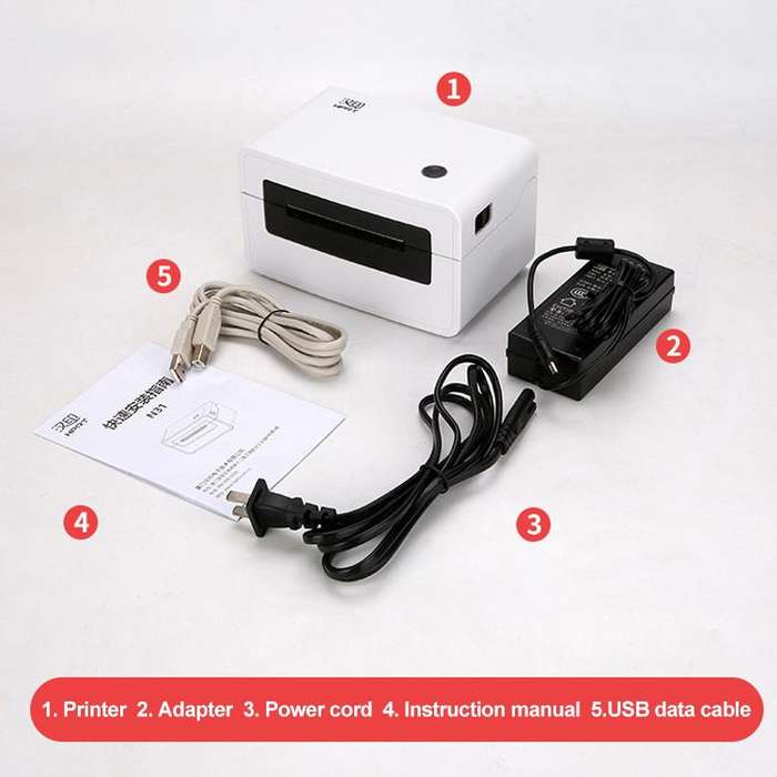 HPRT N31XE Cloud Print Express Electronic Label Printer, Plug:UK Plug(White)