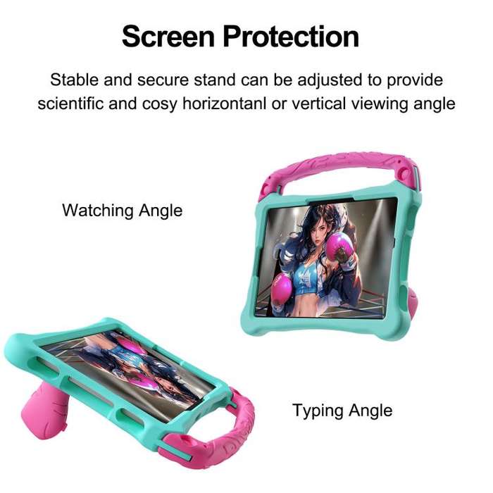 For Huawei MatePad SE 11 2024 Boxing Series Kickstand EVA Shockproof Tablet Case with Shoulder St...