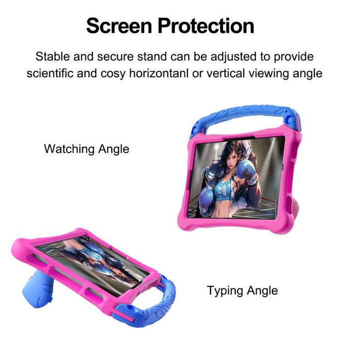For Huawei MatePad SE 11 2024 Boxing Series Kickstand EVA Shockproof Tablet Case with Shoulder St...