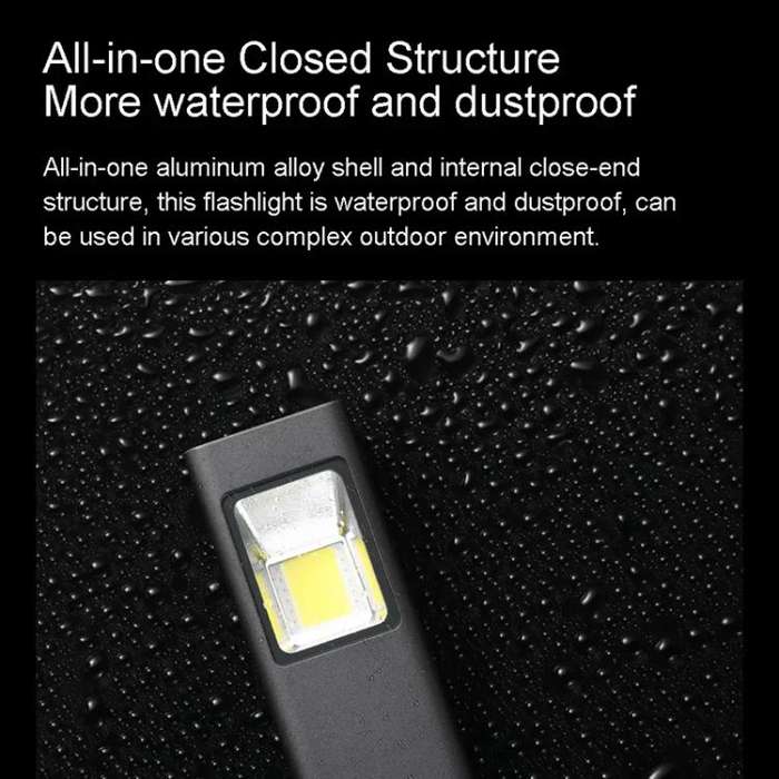 Original Xiaomi Youpin DUKA FL1 Multifunctional Flashlight with 7-gear Lighting Mode(Dark Grey)
