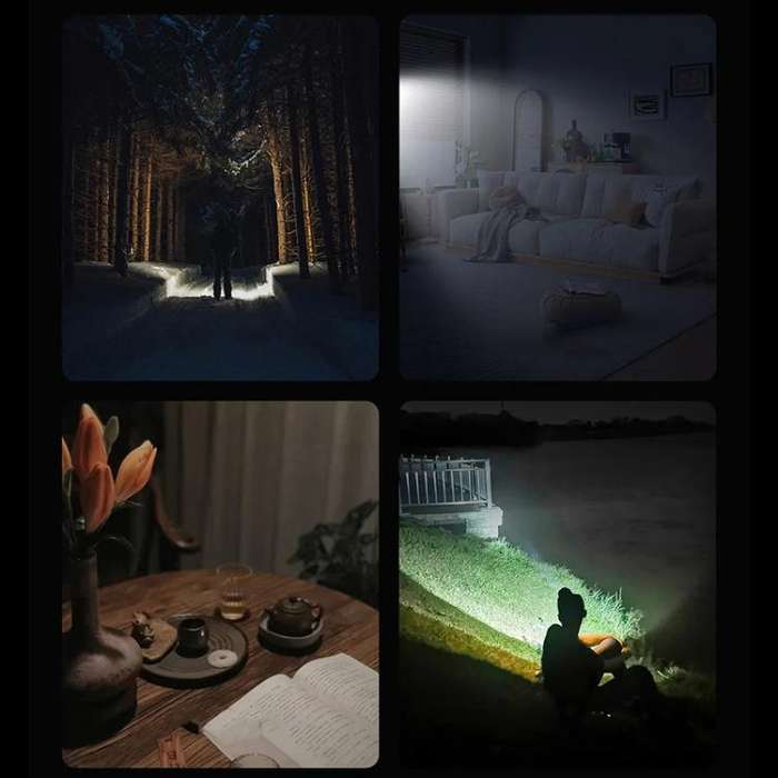 Original Xiaomi Youpin DUKA FL1 Multifunctional Flashlight with 7-gear Lighting Mode(Dark Grey)