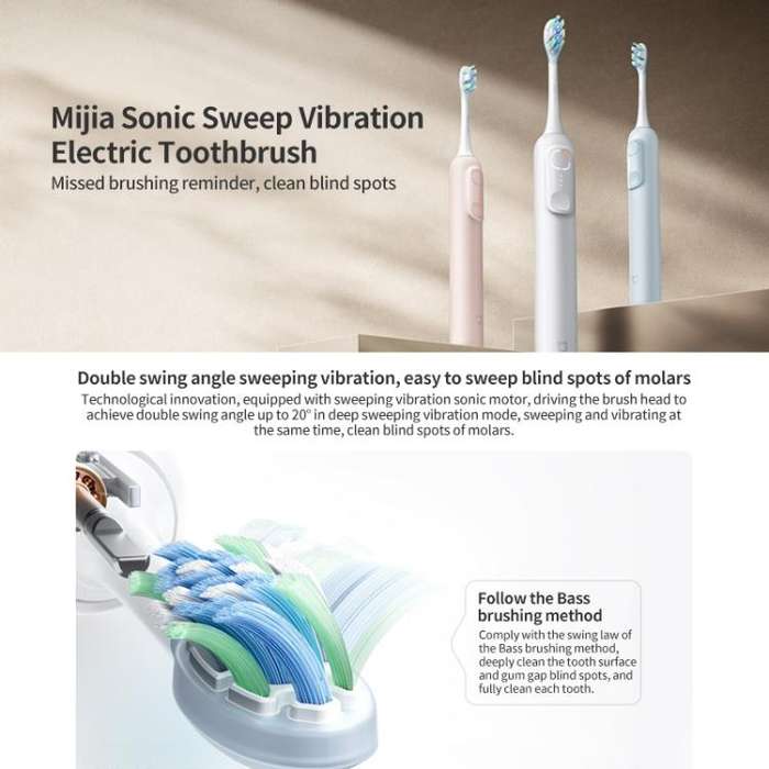 Xiaomi Mijia Sonic Sweep Electric Toothbrush(Blue)