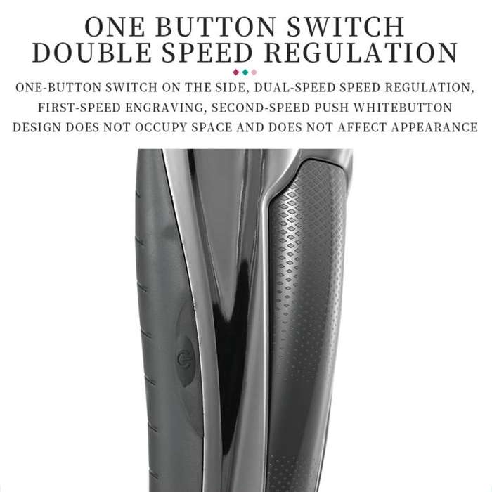 VGR V-070 10W USB 2-gears Electric Hair Clipper(Black)