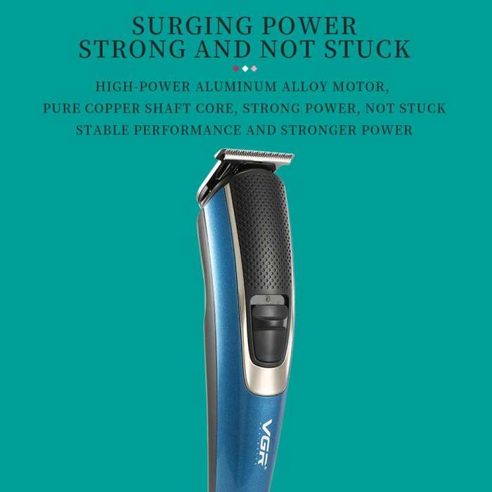 VGR V-172 10W Multifunctional USB Electric Hair Clipper(Blue)