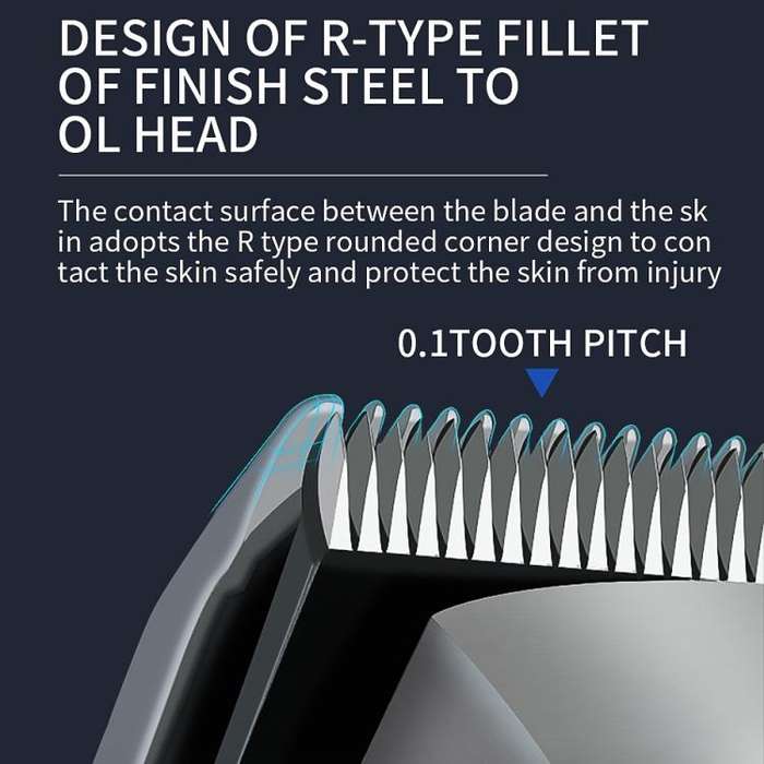 VGR V-652 Professional Digital Display USB Electric Hair Clipper(Gold)