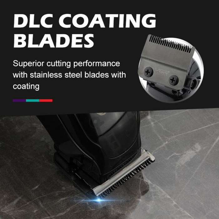 VGR V-653 Professional USB Electric Hair Clipper with Holder(Black)