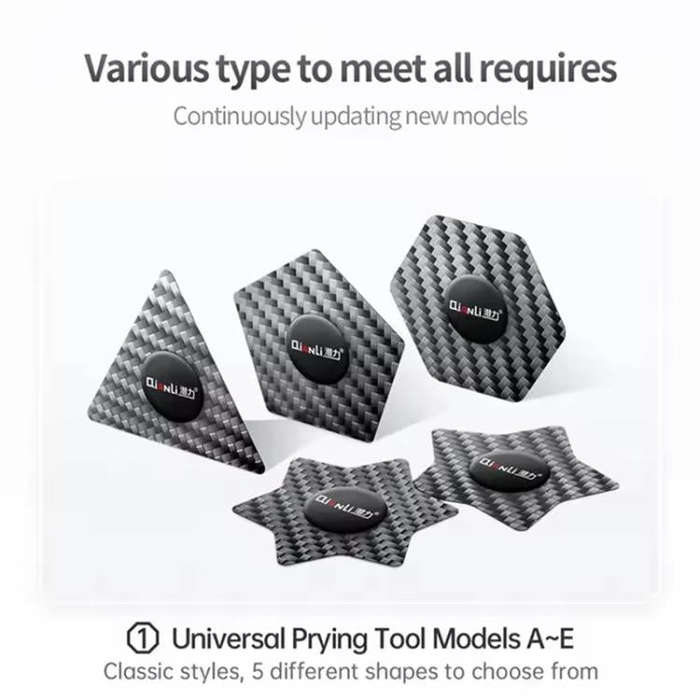 Qianli High Toughness Multifunctional Carbon Fiber Prying Tool Pentagon Shaped