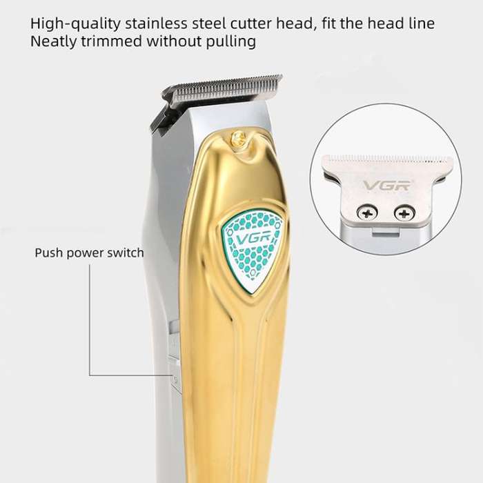 VGR V-911 USB Electric Mini Carving Hair Clipper(Silver)
