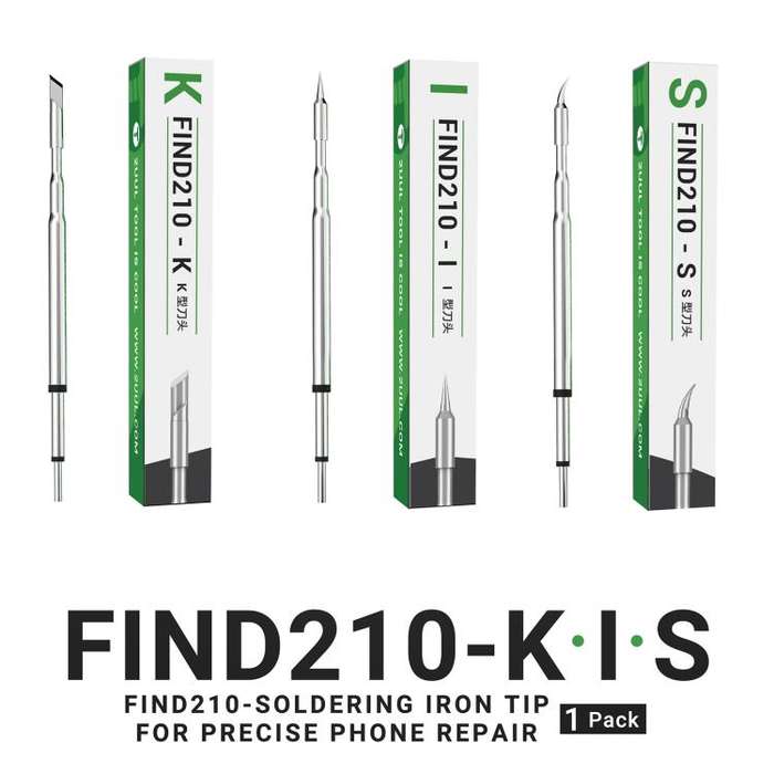 2uul Soldering Iron Tips for Most C210 Soldering Station, Model:FD14 S