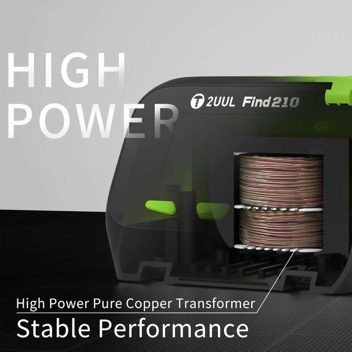 2uul FD01 Find210 60W High-Power AC Transformer Soldering Station, Plug:UK Plug