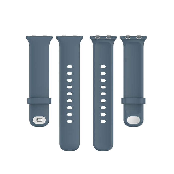 For OPPO Watch 41mm Silicone Watch Band(Rock Cyan)