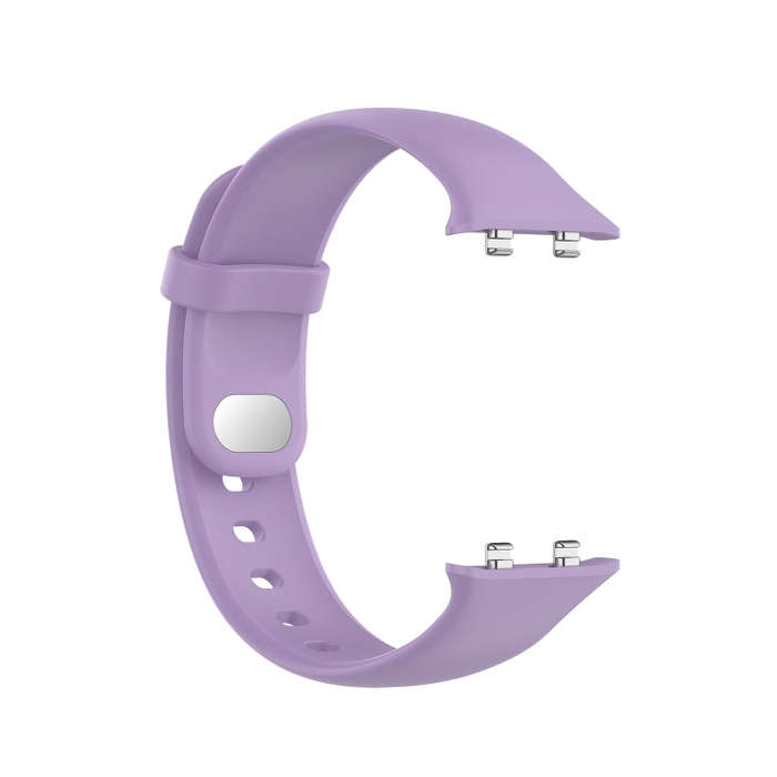 For OPPO Watch 41mm Silicone Watch Band(Light Purple)