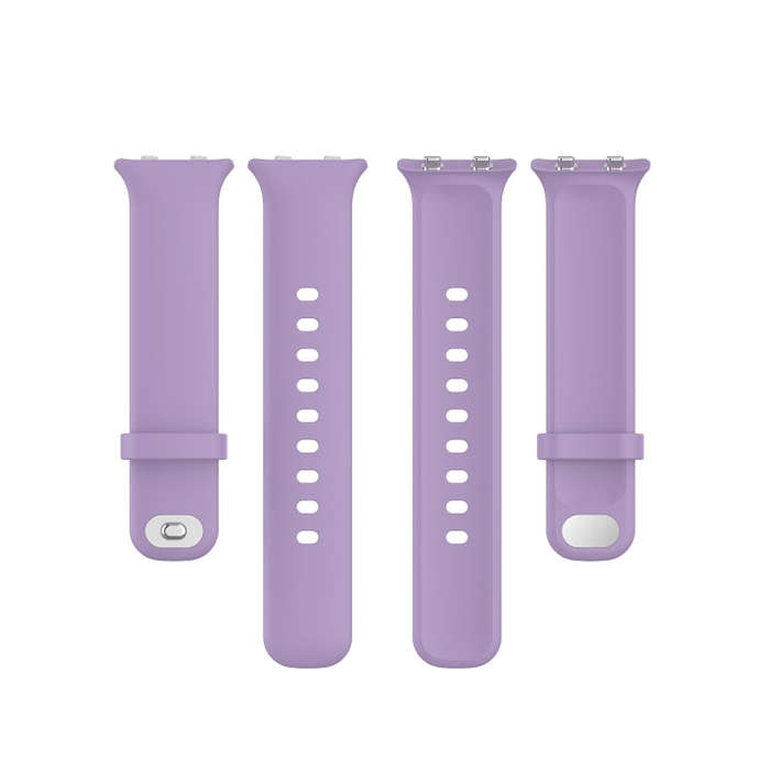 For OPPO Watch 41mm Silicone Watch Band(Light Purple)