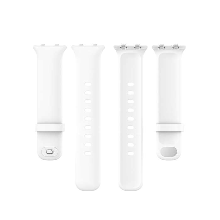 For OPPO Watch 41mm Silicone Watch Band(White)