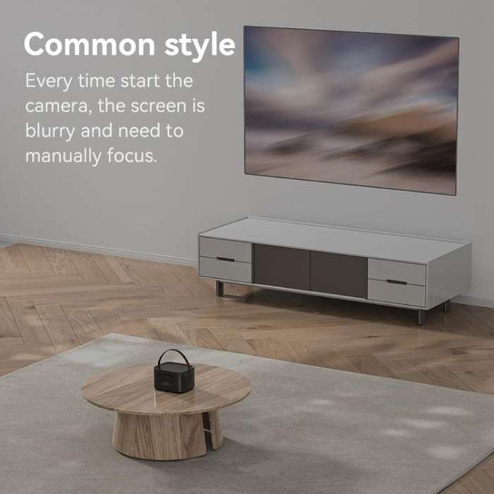 Yesido TV13 1280x720P 190ANSI Android 9.0 Series Smart Projector, Plug:EU Plug(Beige)
