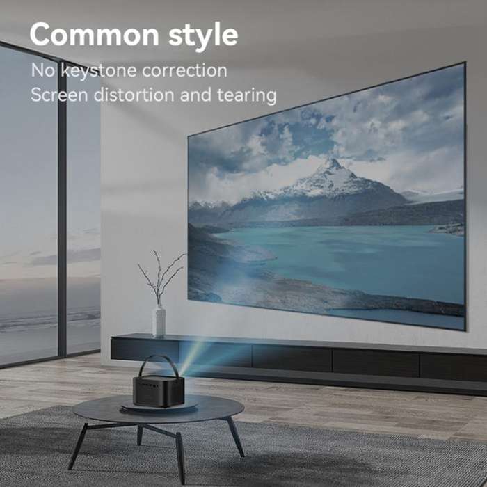 Yesido TV13 1280x720P 190ANSI Android 9.0 Series Smart Projector, Plug:EU Plug(Beige)