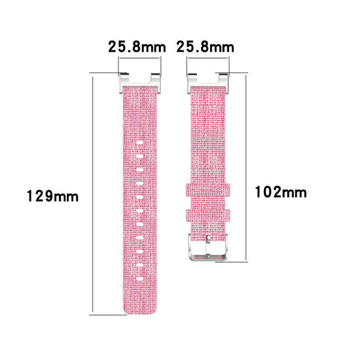 For Huami Amazfit T-Rex  A1918 Nylon Canvas Replacement Strap with Screwdriver(Light Blue)