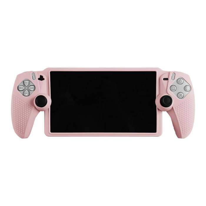 For Sony PlayStation Portal Handheld Game Console Silicone Protective Cover(Pink)