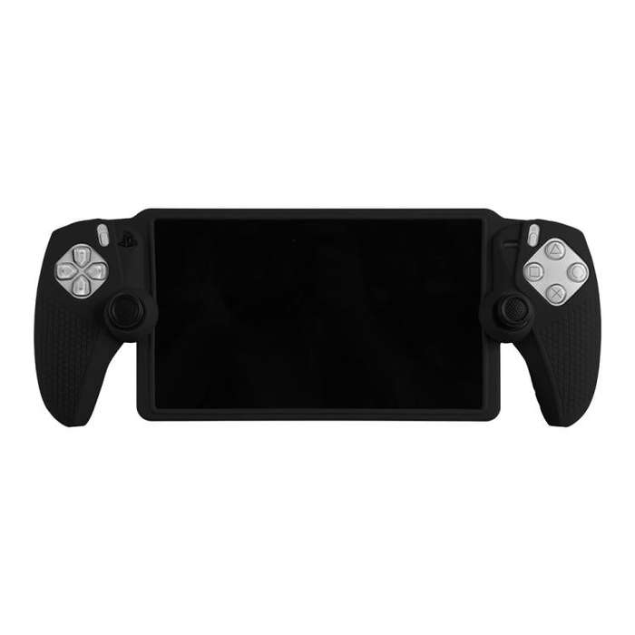 For Sony PlayStation Portal Handheld Game Console Silicone Protective Cover(Black)