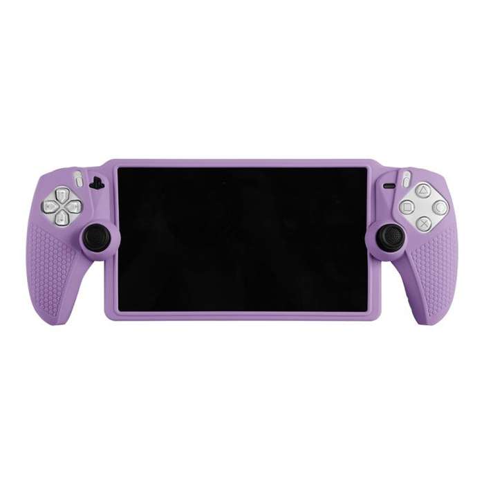 For Sony PlayStation Portal Handheld Game Console Silicone Protective Cover(Purple)