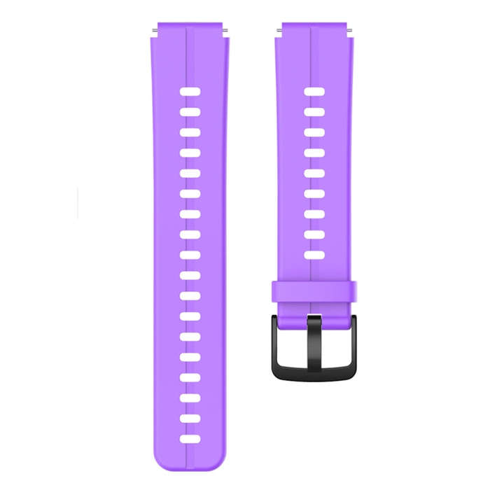 For Huawei TalkBand B6 Silicone Watch Band(Purple)