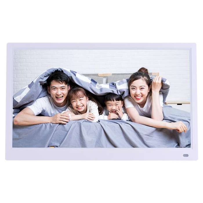 XCLT-1730 17.3 inch LED HD Screen WIFI Cloud Photo Frame with Stand, Plug:AU Plug(White)