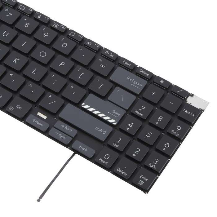 US Version Backlit Laptop Keyboard for Asus Vivobook Pro 15X OLED K6501 M6501(Black)