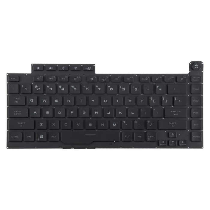US Version RGB Backlit Laptop Keyboard for Asus ROG Strix Scar G512 G512LV G512LW G512LI(Black)